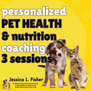 pet health & nutrition coaching maintenance plan